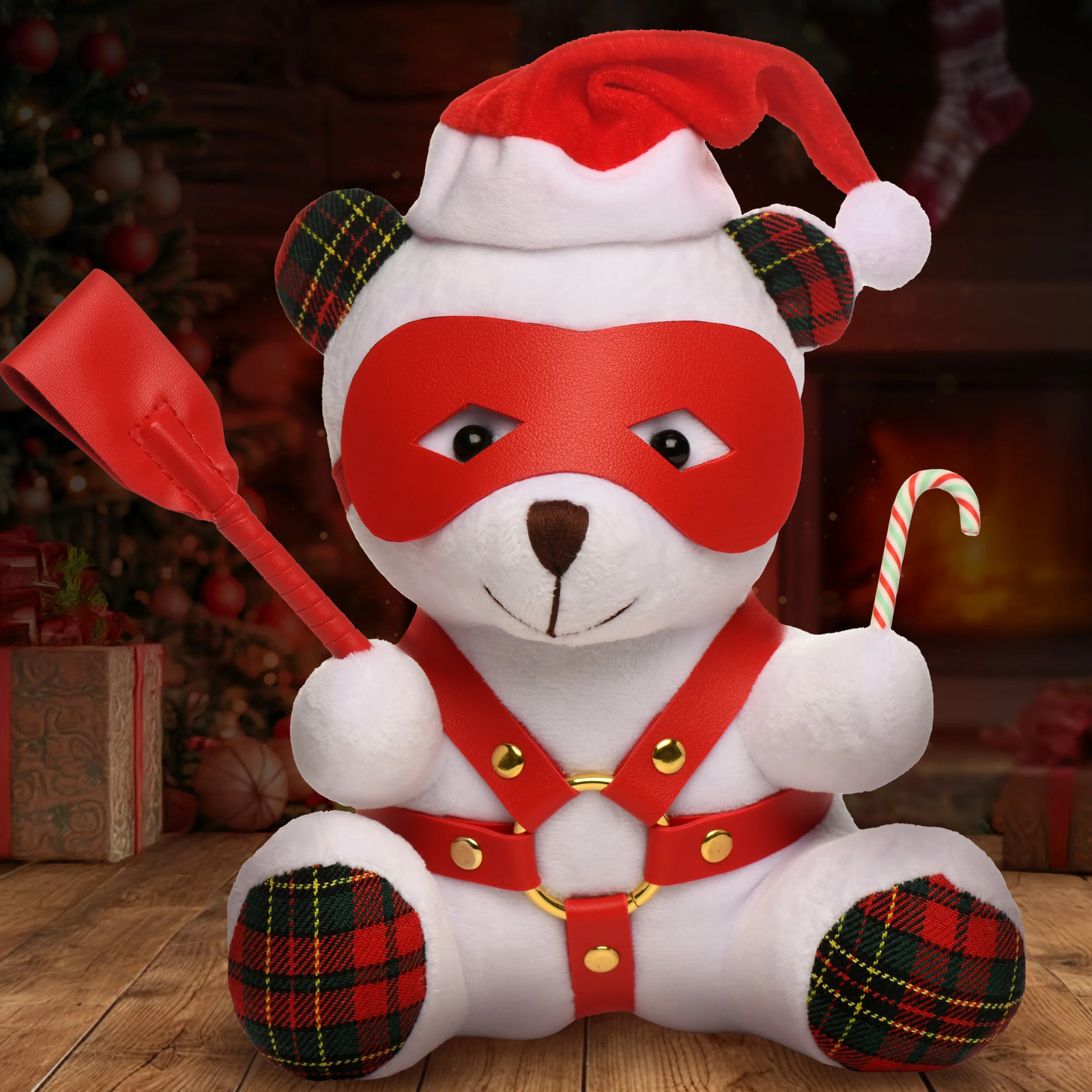Bachelorette Holiday Soft Plush Bondage Bear Kink Fun Gag Gift Novelty Item