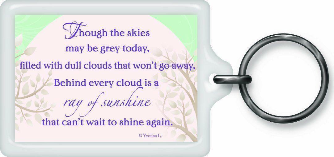 Don’t Give up Sentimental Keyring -Encouragement Words All Occasion New Gift