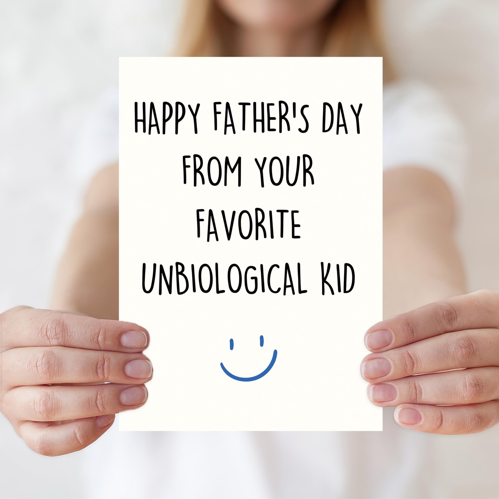 Smithtuy Step Dad Fathers Day Card, 7 X 5 Inches / 17.78 X 12.70 Cm, SY-267