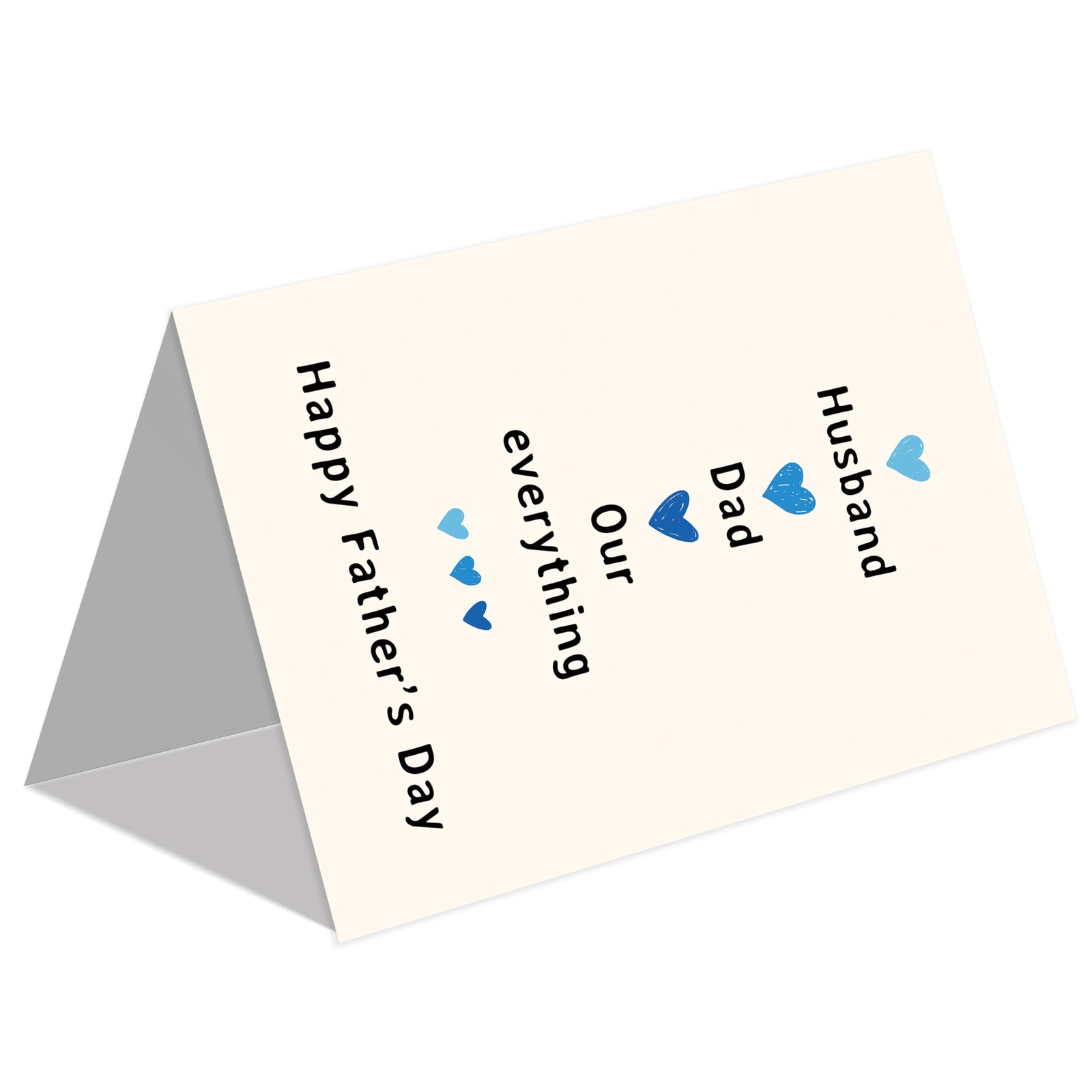 IDU Fathers Day Card Gifts for Husband, 7 x 5 inches, ZN-485