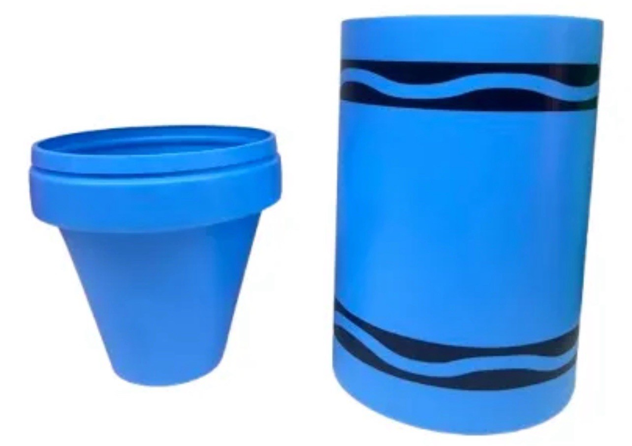 Crayons Cup Dulcero 10pc Plastic Table Centerpiece Party Candy Favor Crayola