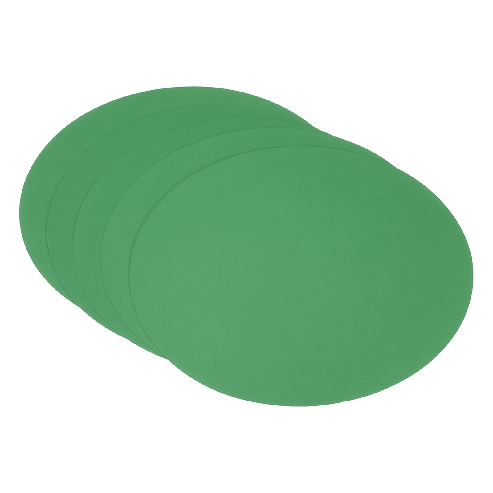 9.8-inch Round Cardboard Paper 25 Pcs Blank Circles for DIY Craft Arts Green
