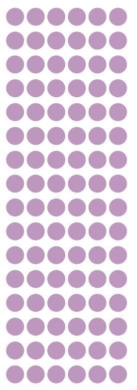 3/8″ Lilac Dots Round Vinyl Color Code Inventory Label Dot Stickers 3/8 Inch