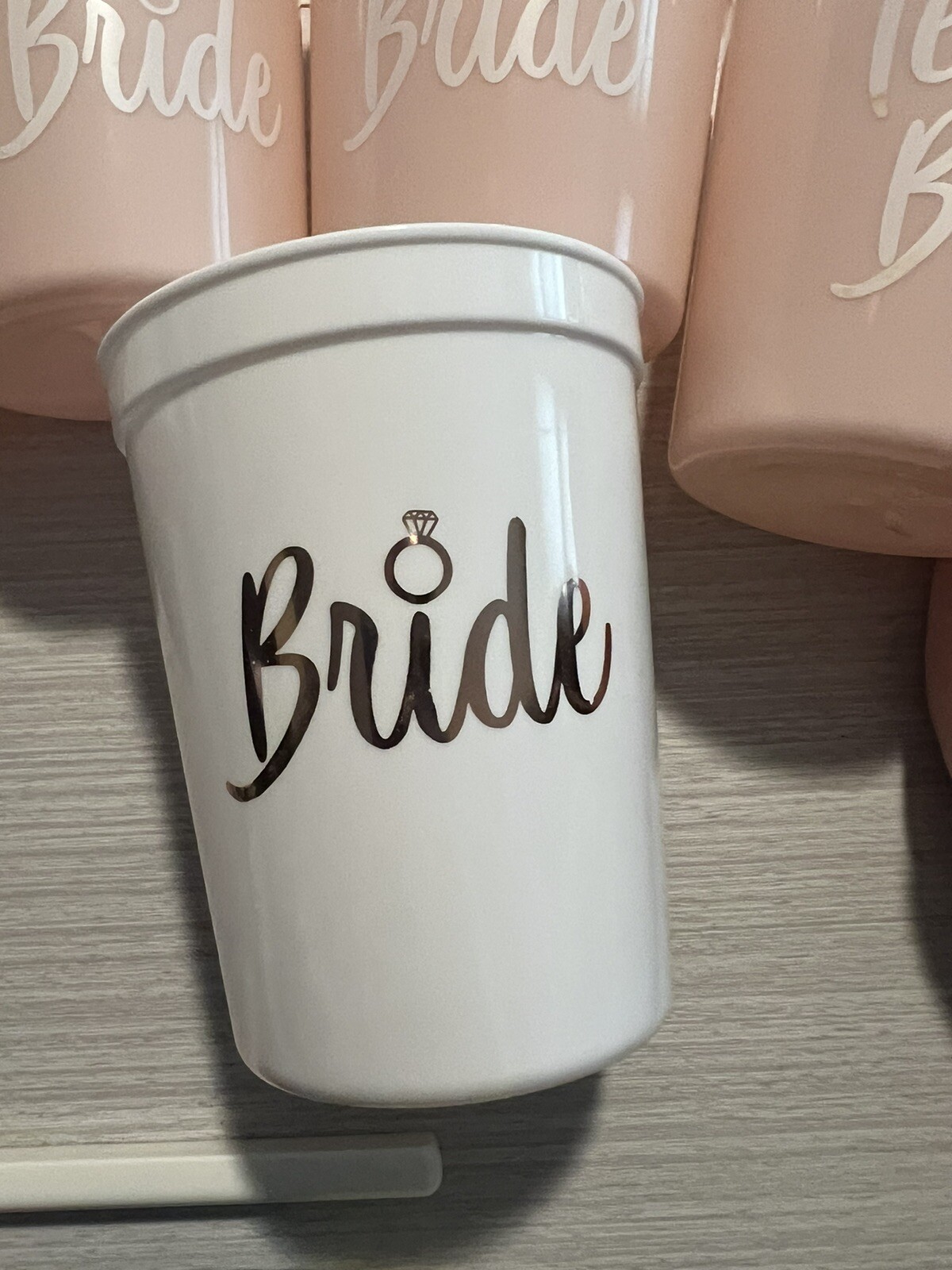 Bachelorette Party Cups Set Hen Party Team Bride 5 Pack 16oz Bridesmaid