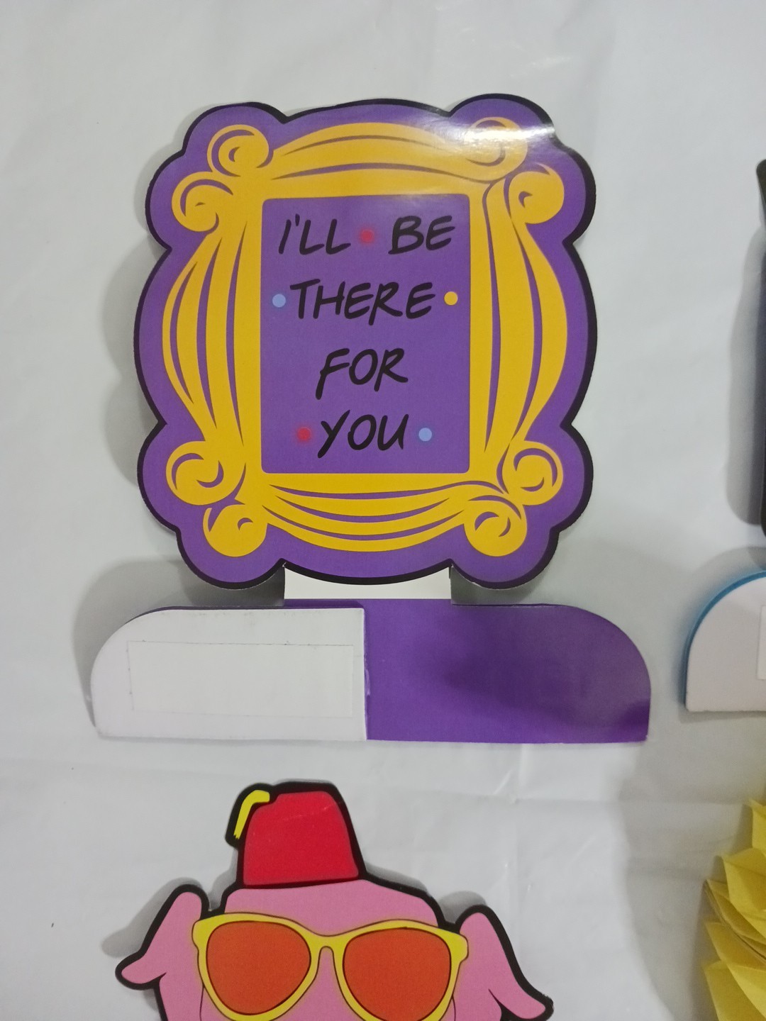 Party Table Decorations, FRIENDS fans. I’ll be there for you, couch, coffee cups