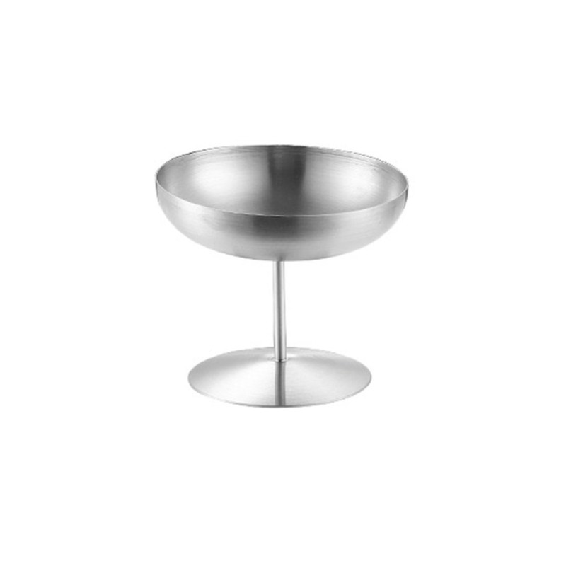 Footed Metal Fruit Cup for Wedding Display, Candy, and Party Use