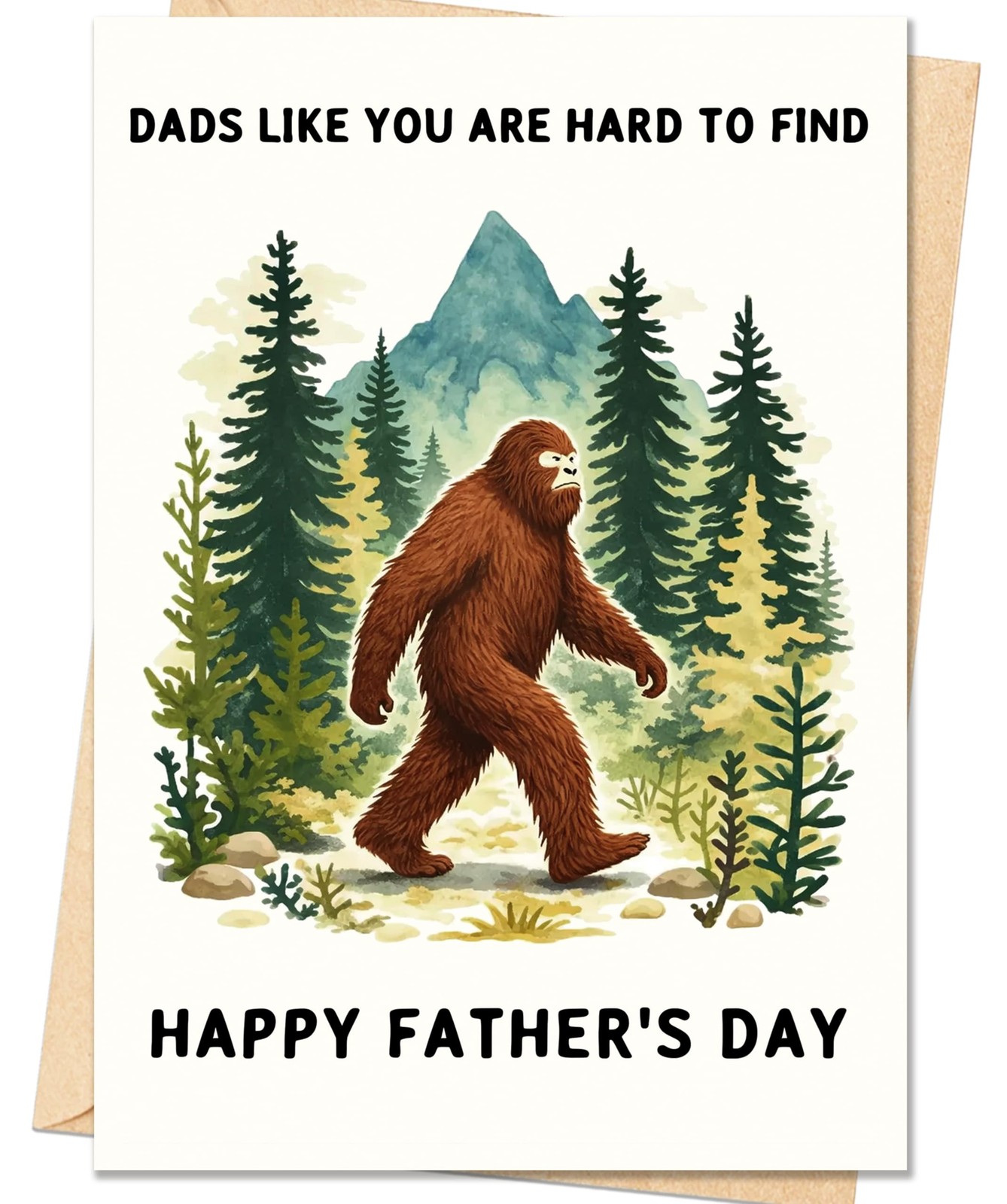 IDU Fathers Day Card, Funny Card Gifts 7 x 5 inches, ZN-521