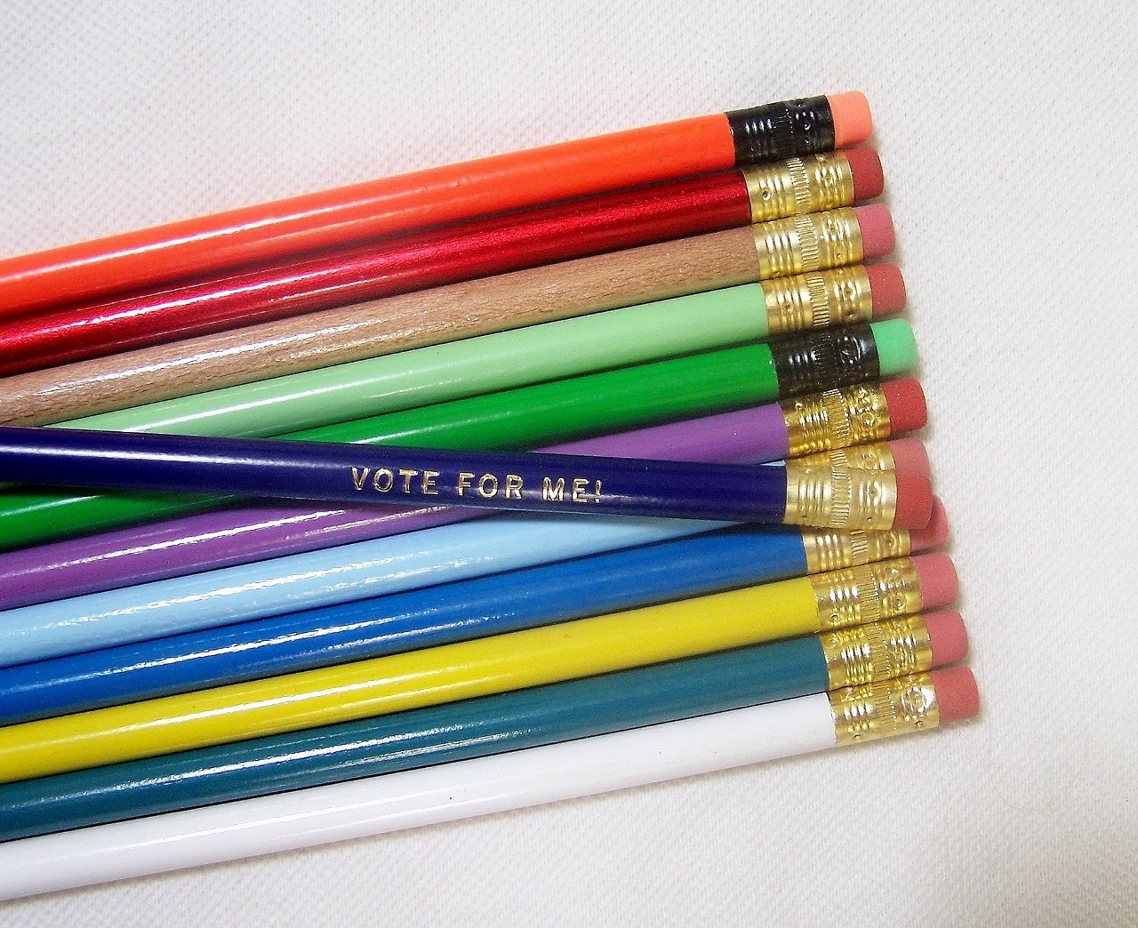 144 Round “Assorted” Personalized Pencils in 35+ different colors (NO GLITZY)