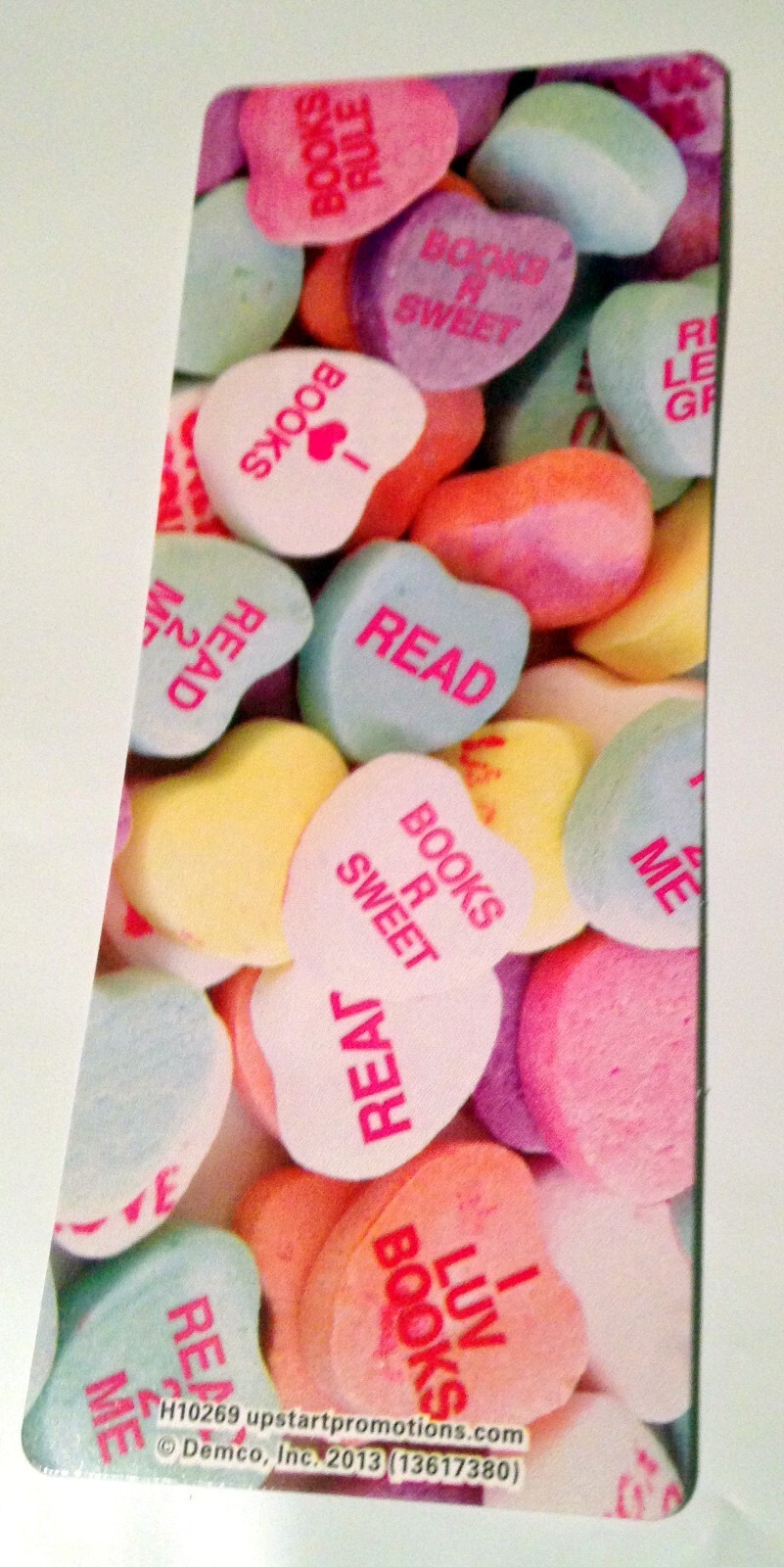 NEW! 24 CANDY HEART SCENTED BOOKMARKS CANDY PARTY FAVOR VALENTINE’S DAY