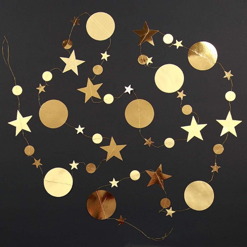 2pcs Wedding Birthday Party Decoration Star Hanging String Hanging Flag Supplies