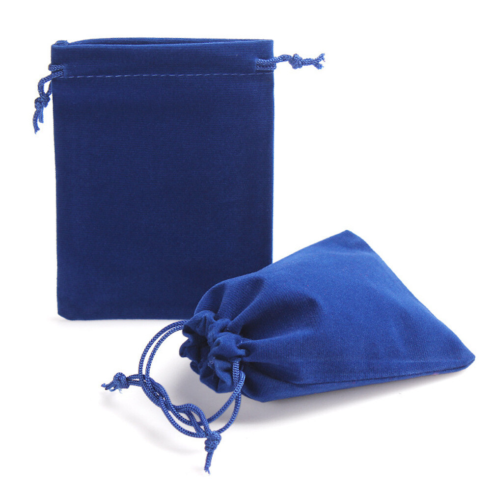 3″X4″ VELVET BAG 10PK STRING PULL jewelry gift holiday wedding pouch party favor