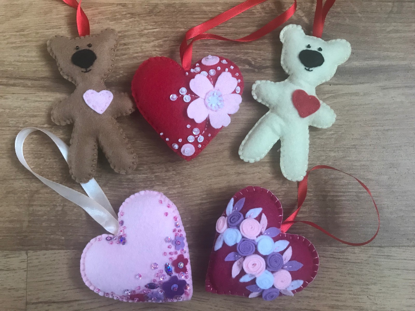 Handmade Felt Valentines Day Easter Home Decoration Decorations