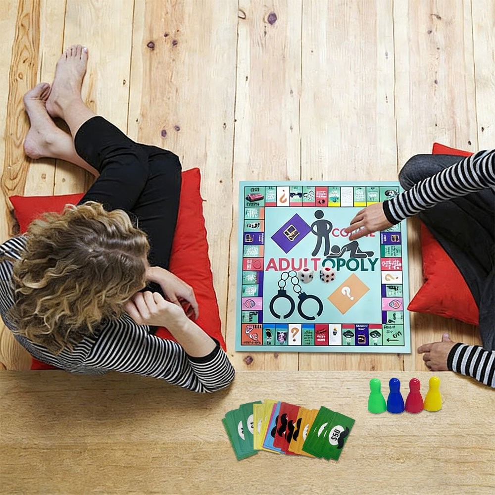 Couple Adult Opoly Board Game Deck Cards Date Night Ideas Conversation Intimacy.