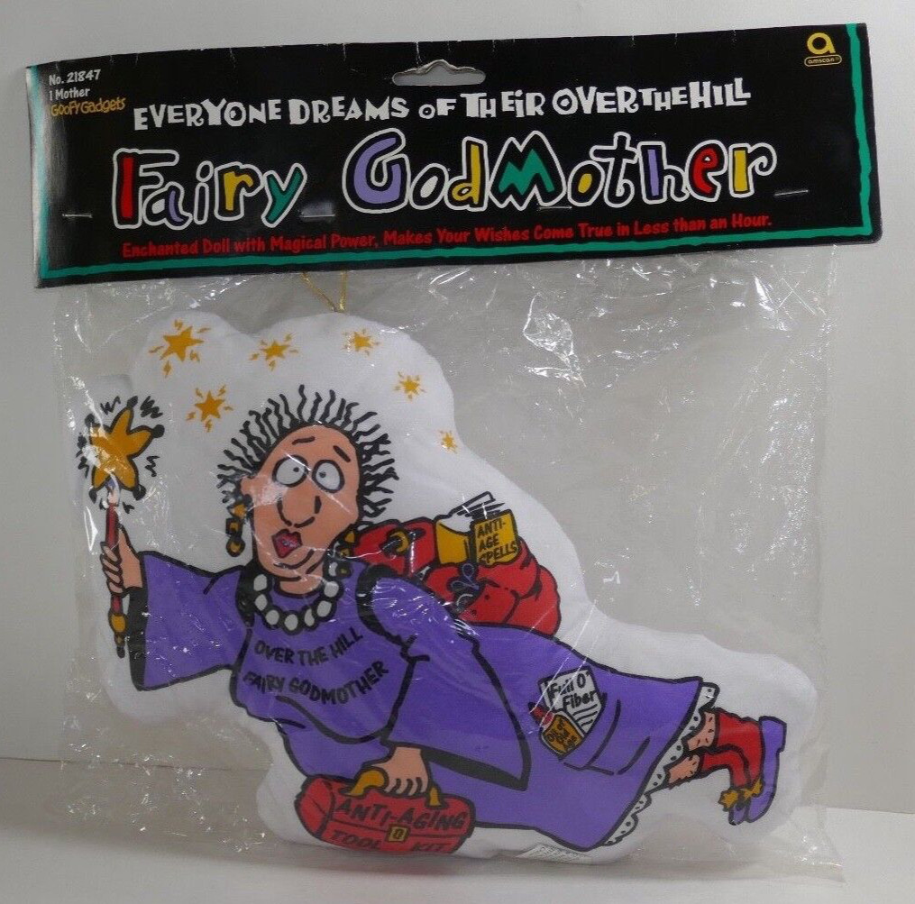 Amscan Over the Hill Fairy Godmother Pillow Cushion Birthday Party Gag Gift