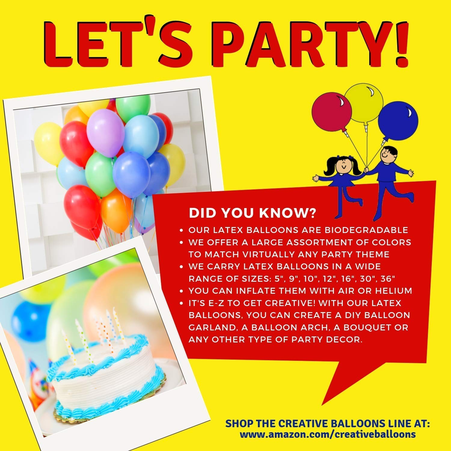 Bag of Balloons – 72 ct. Assorted Color Latex Balloons