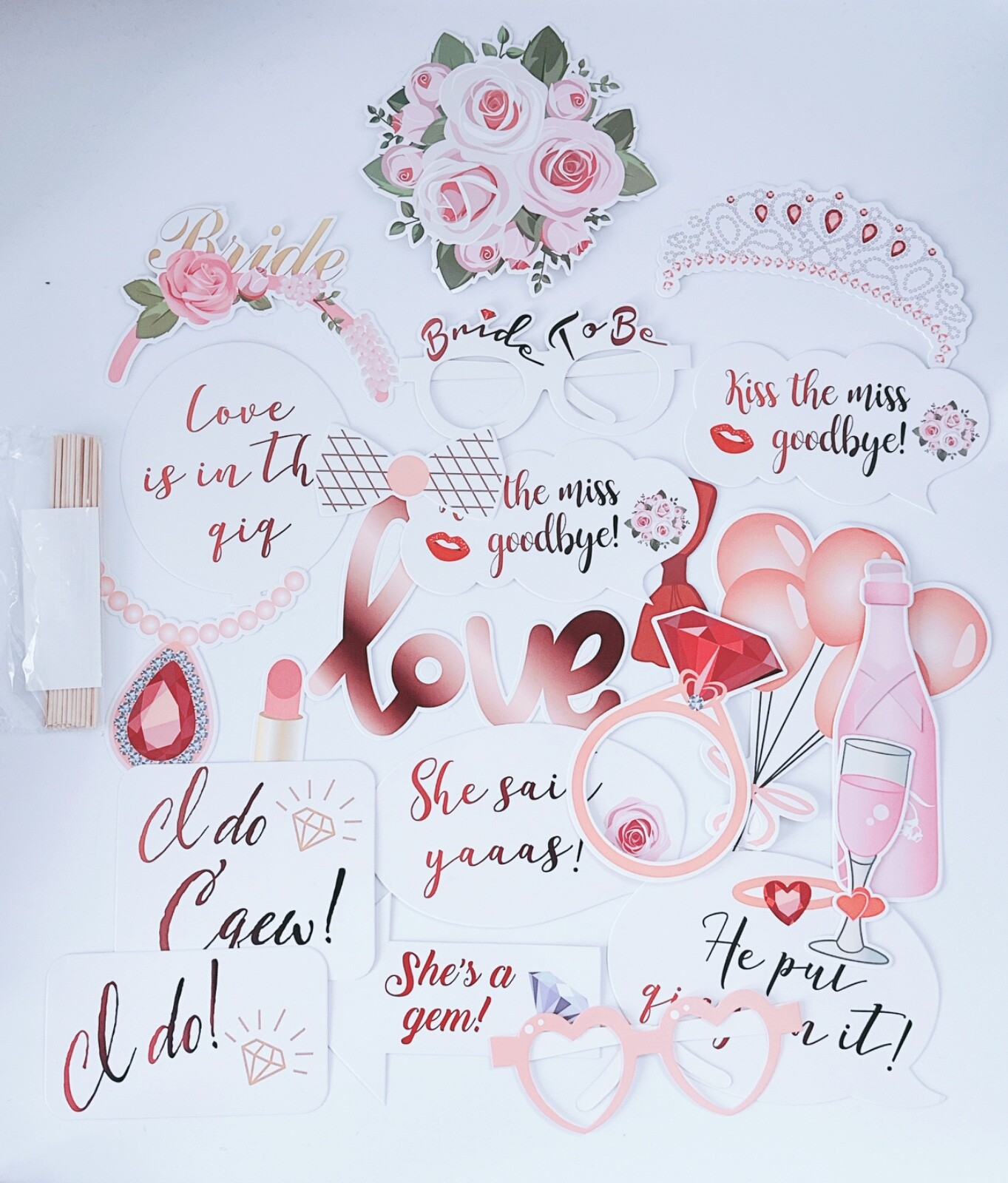 Hen’s night Bride Shower to be Party Bachelorette Selfie Photo Booth Prop Sign