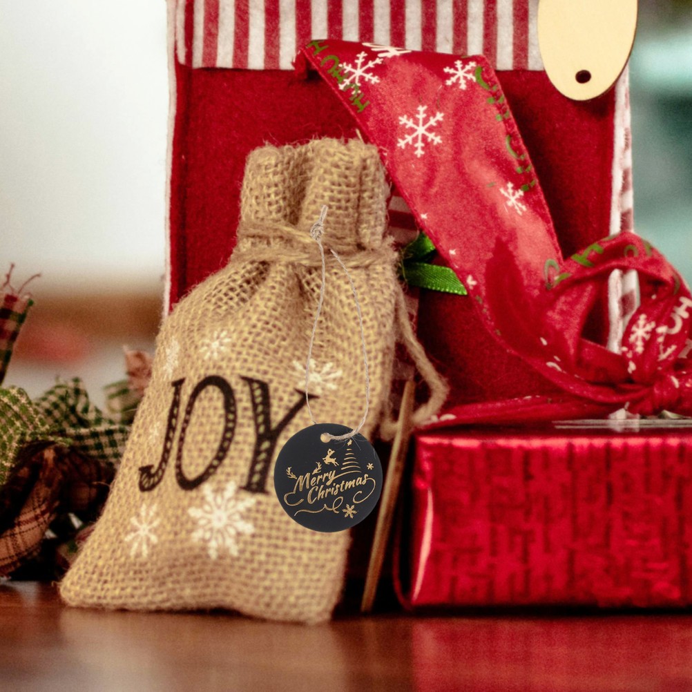 Christmas Paper Gift Tags 100Pcs Thick Cardstock Xmas Hanging Labels