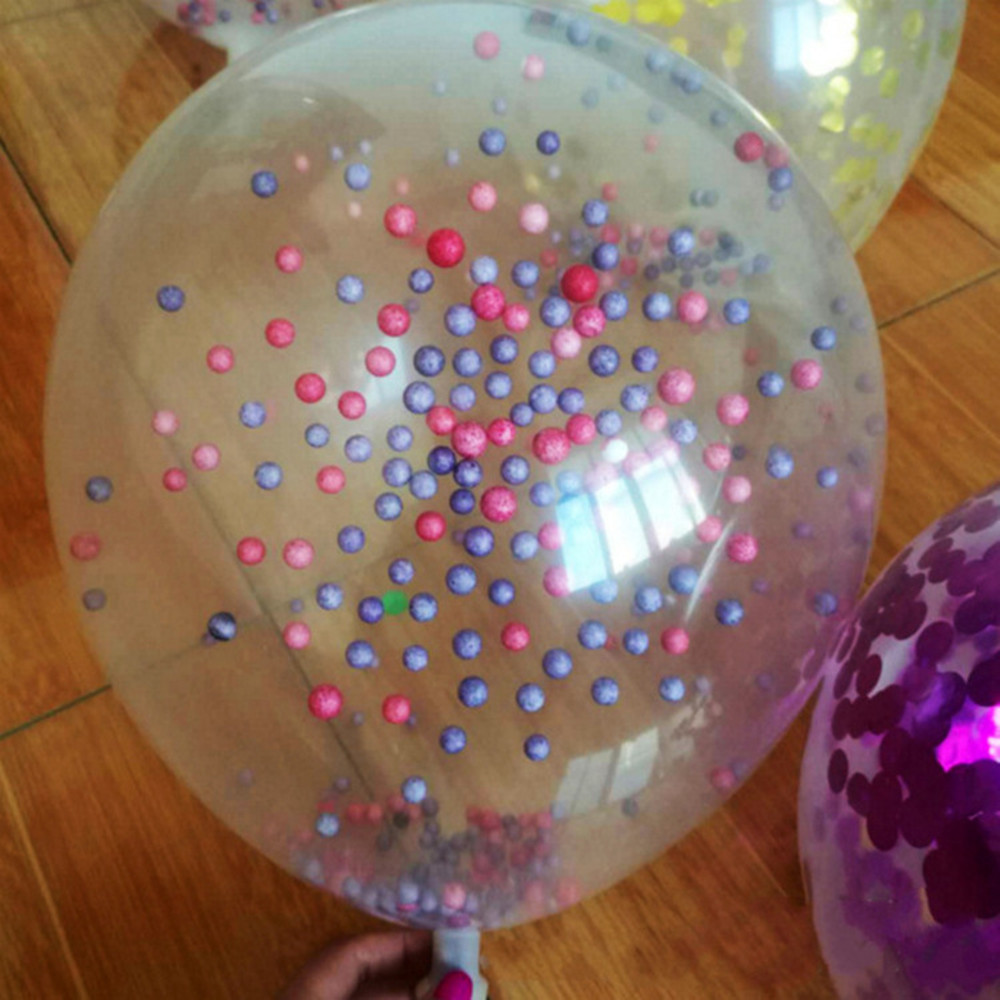 20PCS Colorful Confetti Balloon Birthday Wedding Party Decor Helium Balloons 12″