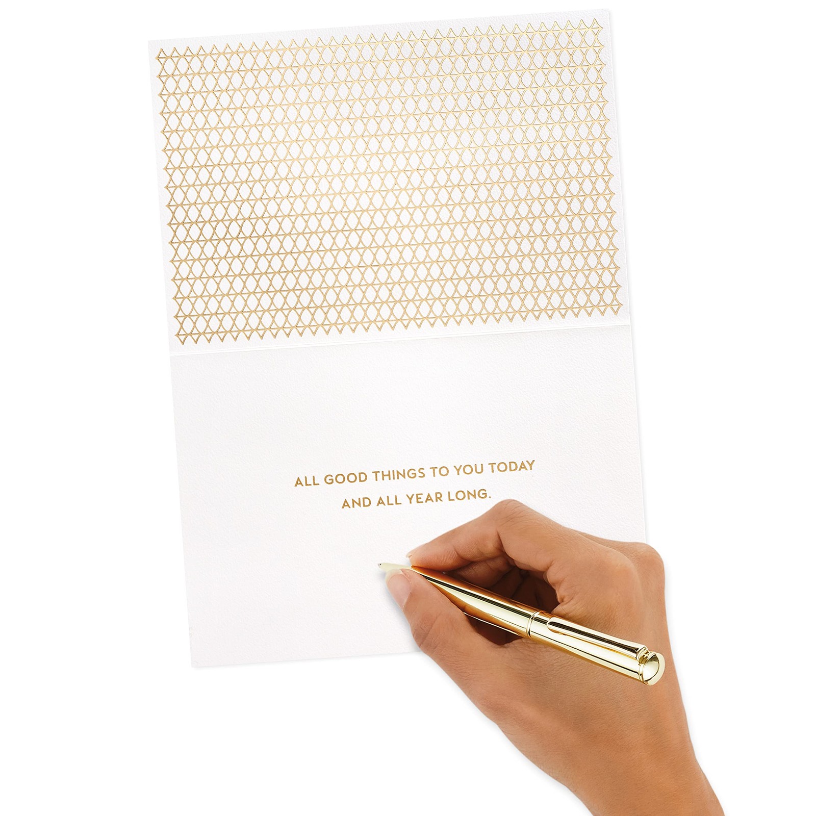 Hallmark Signature 5 inches x 7.2 inches, All Good Things Year Long