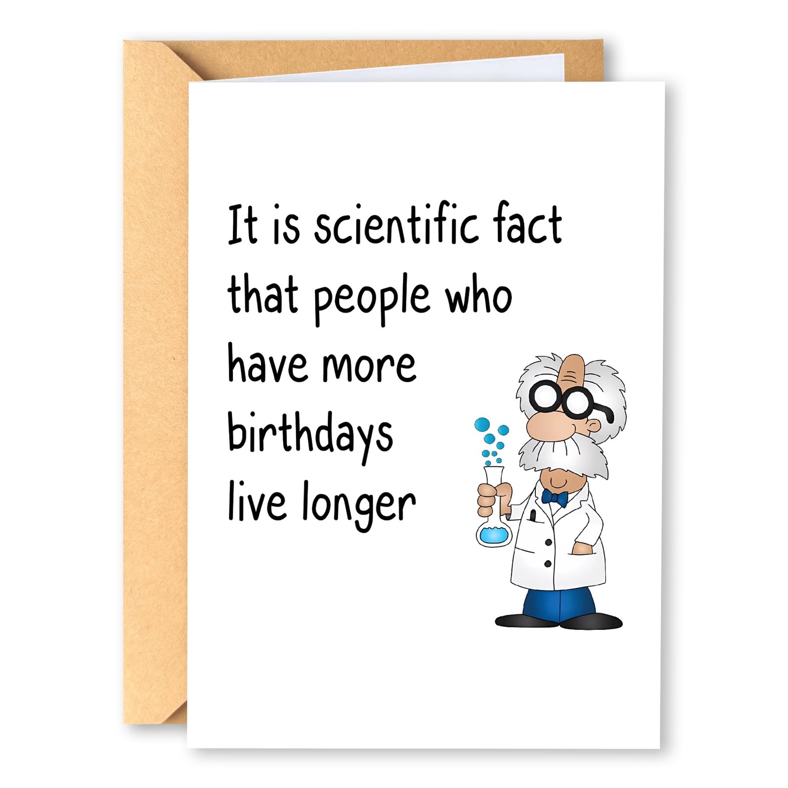 PTRUKD Funny Birthday Card for Men – Humorous 5 x 7 inches, OLD-KM-126