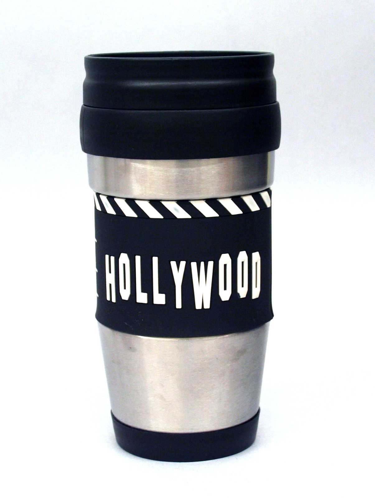 Stainless Steel Travel Mug with Clapboard design – 4025