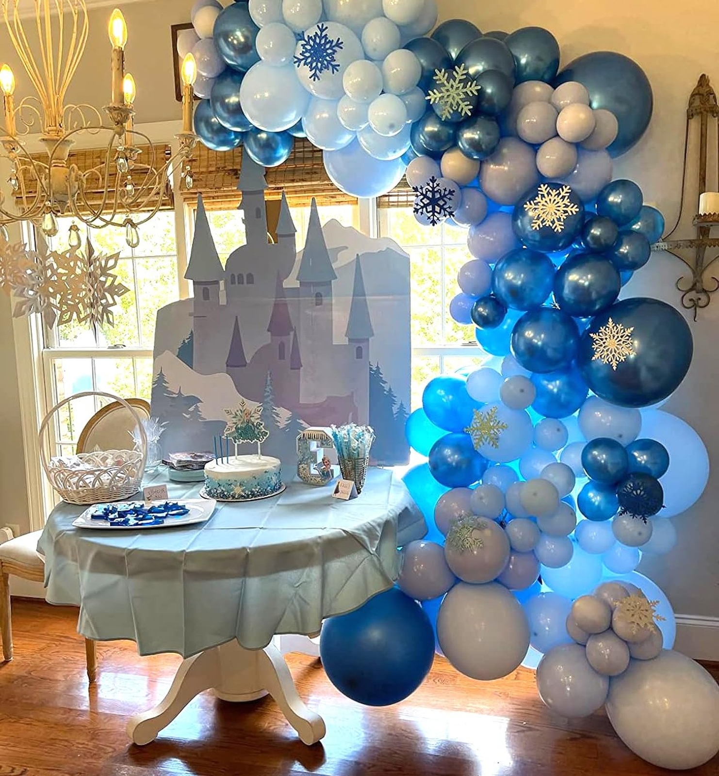 Blue Balloon Metallic Blue Balloons, 60Pcs 12Inch Chrome Blue Balloons Kit Ma…