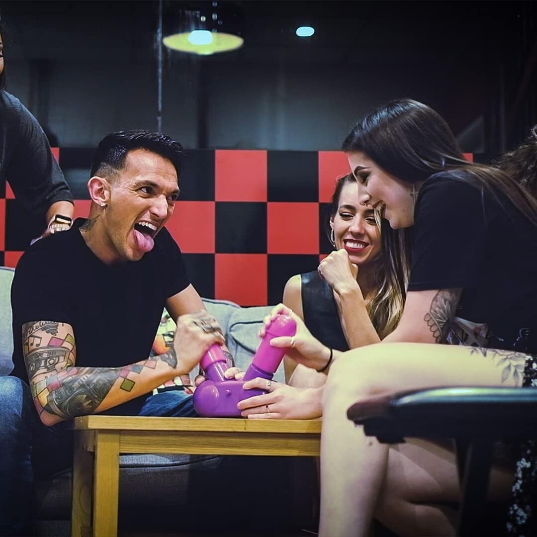Bachelorette Party Favor Board Game💋Girls Night Cum Face Duel Pump Action Penis