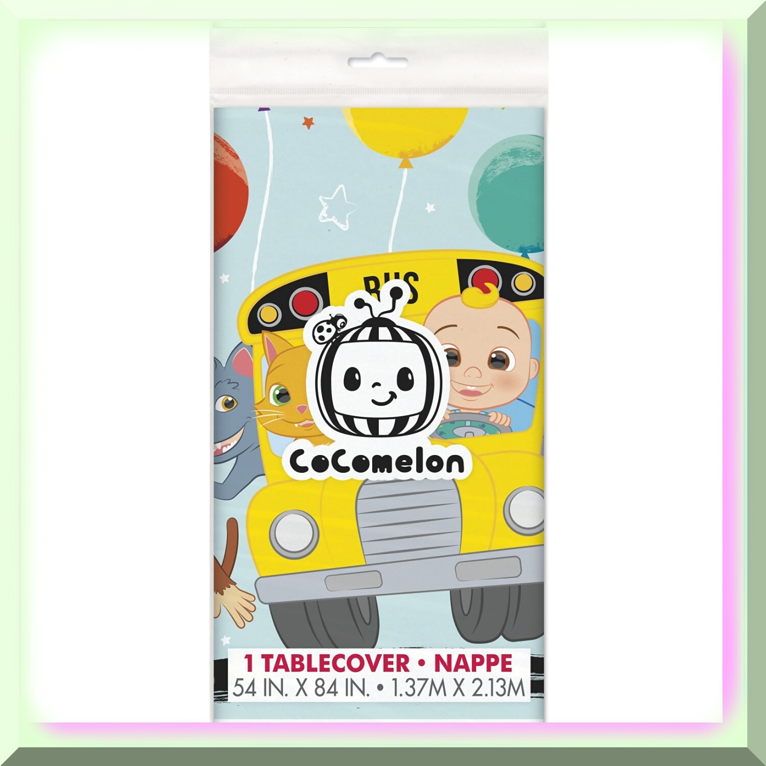 Colorful Plastic Tablecloth for Kids’ Parties