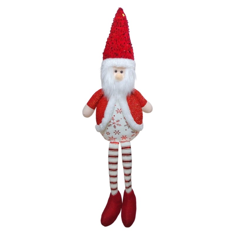 Plush Doll Christmas Decoration Sitting Santa Reindeer Snowman Plush Figures