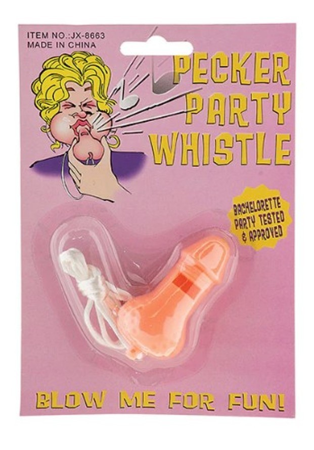 3 pk. BACHELORETTE PARTY WHISTLES