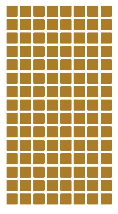 1/4″ Gold Square Color Coding Inventory Label Stickers Made In The USA