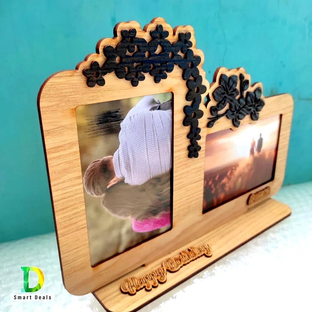 Customised Wooden Gift With Your Photo Date and Name for Any Occasion