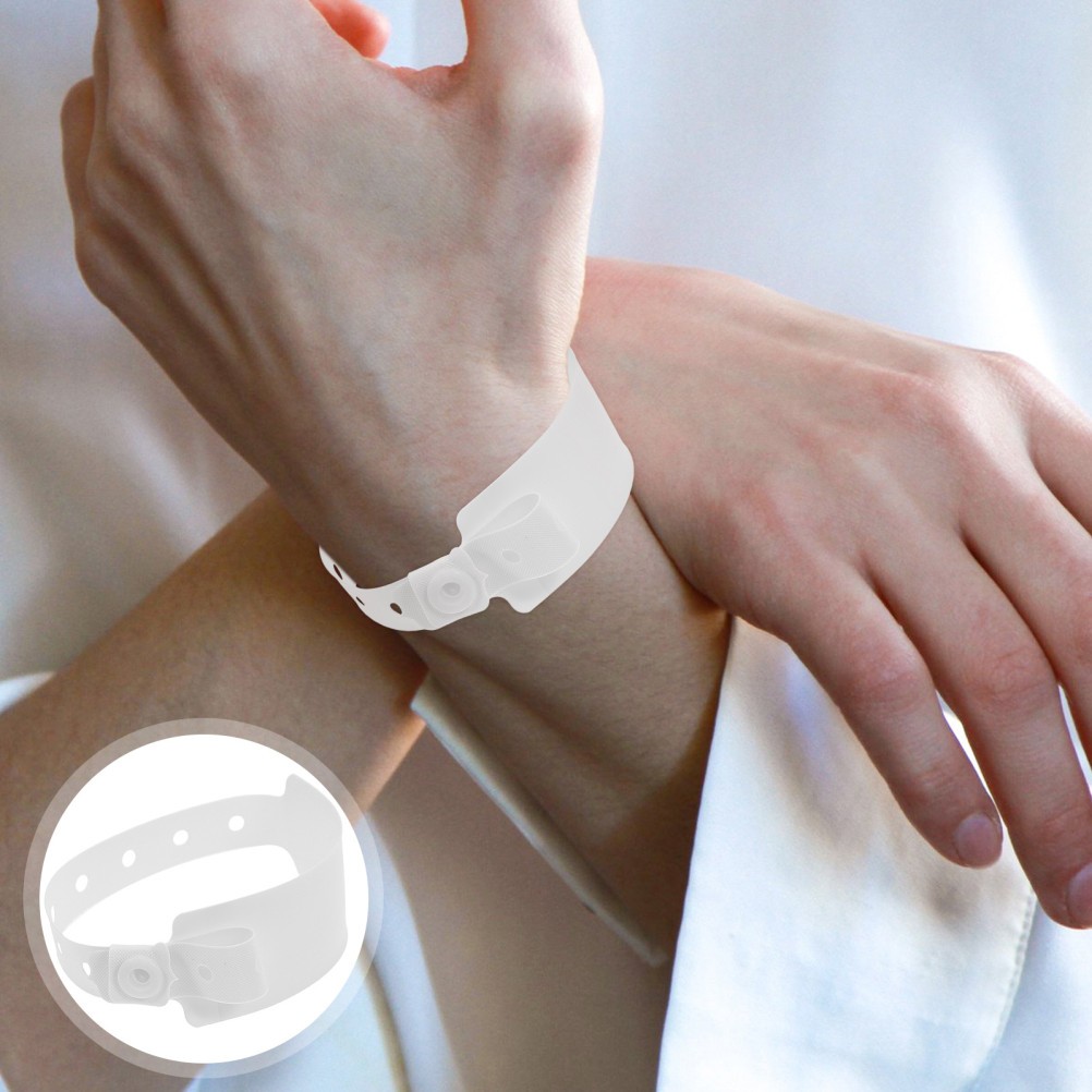 200 Pcs Elderly Information Wristband Hospital Identification Bands