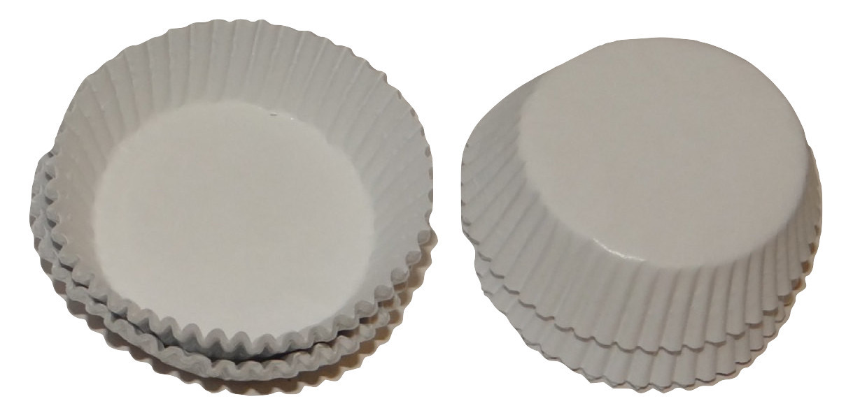 #601 White Paper Candy Cups 200 Pack Candy Making Supplies CP-17-200 NEW