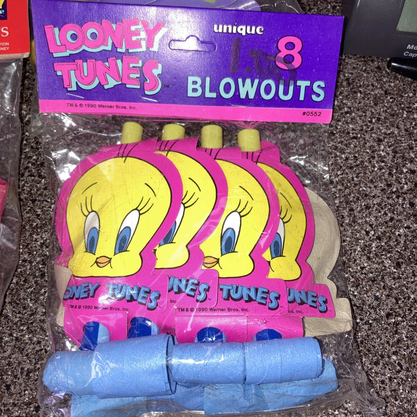 Blowout Party Favors Looney Tunes Donald Duck Mickey Mouse Tweety Bird Vintage