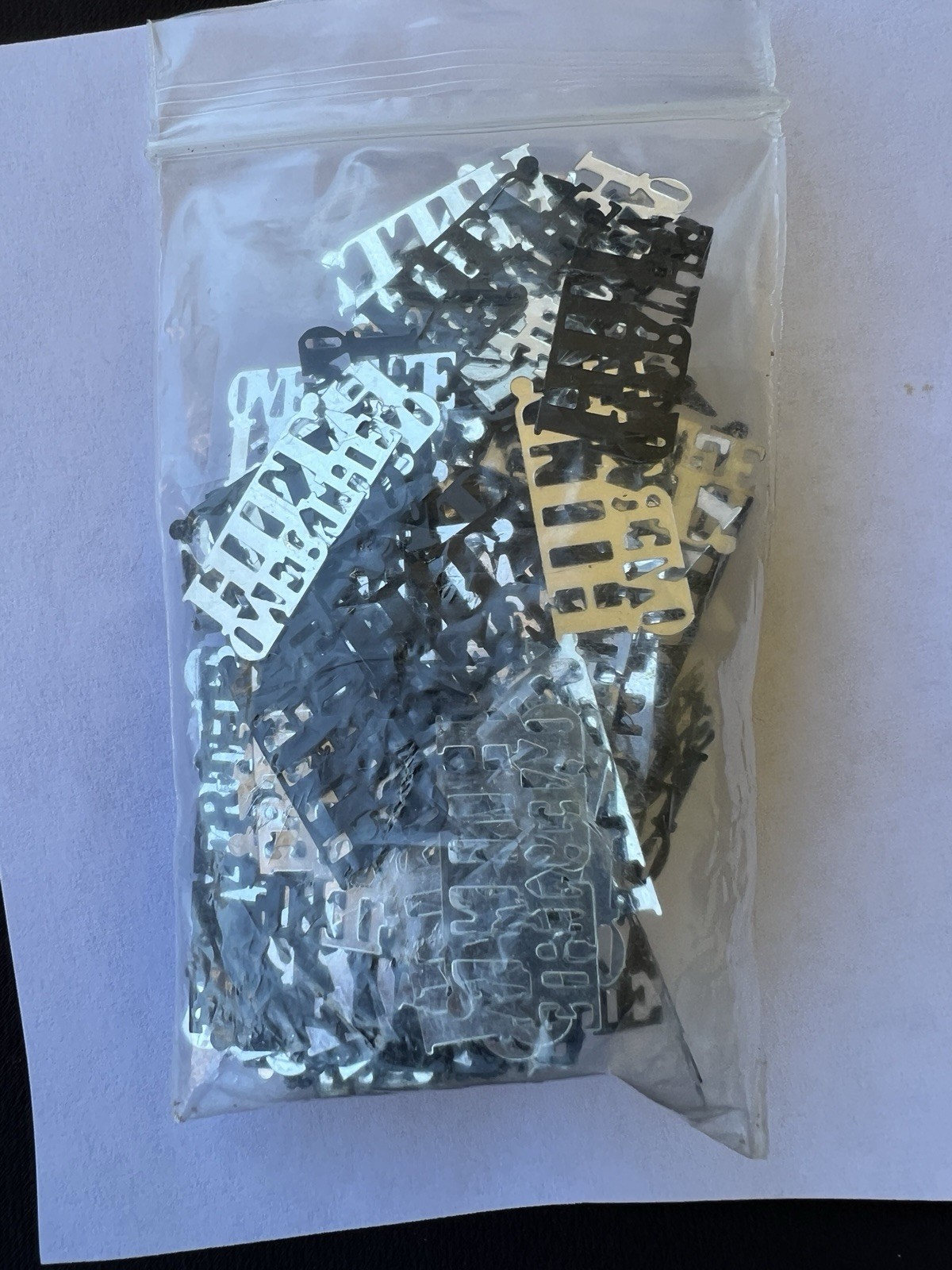 “Over The Hill Rubbers” 1 Years Supply, Contents One & Over The Hill Confetti