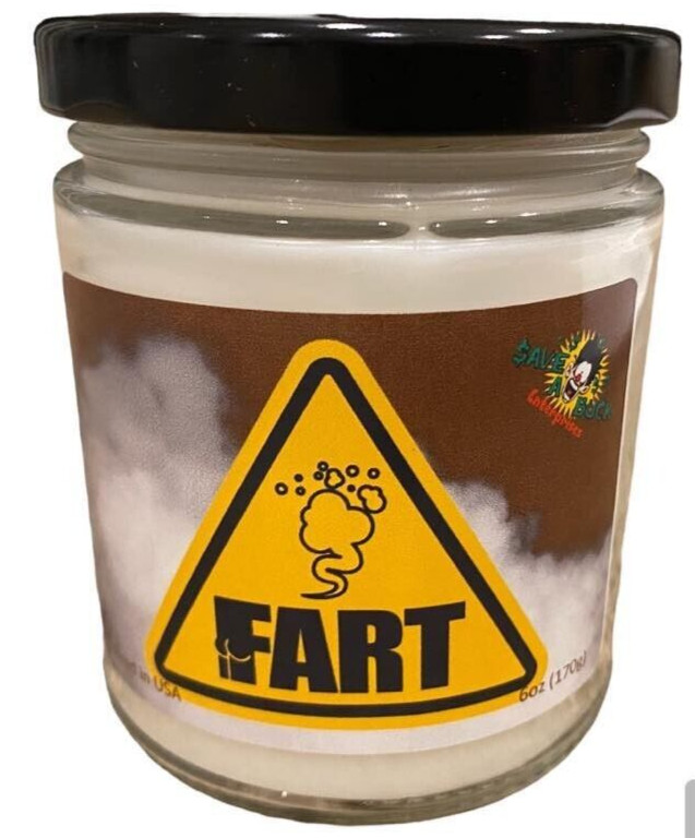 STINKY FART SCENTED CANDLE – SMELLS HORRIBLE! – Funny Stink Gag Prank Joke Gift