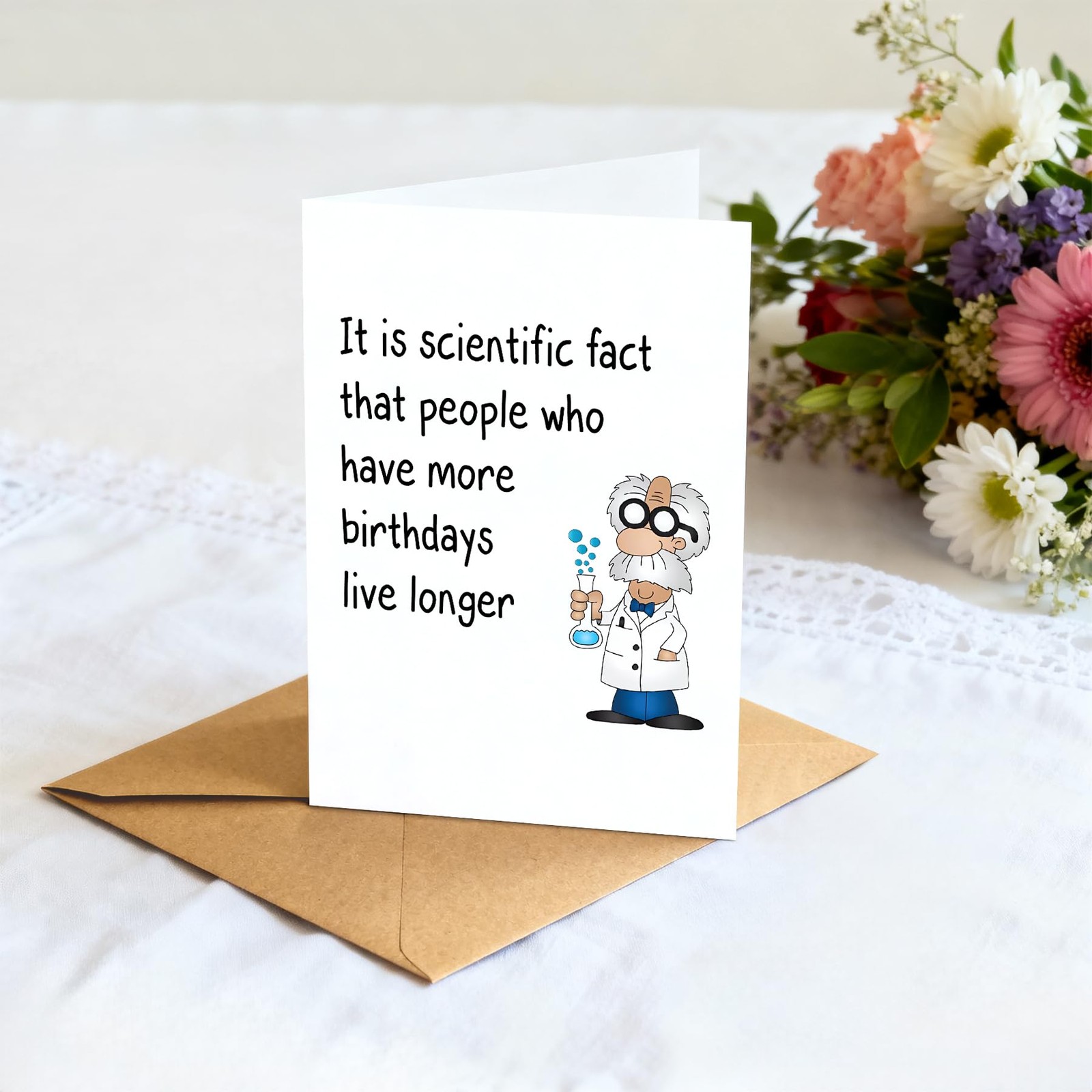 PTRUKD Funny Birthday Card for Men – Humorous 5 x 7 inches, OLD-KM-126