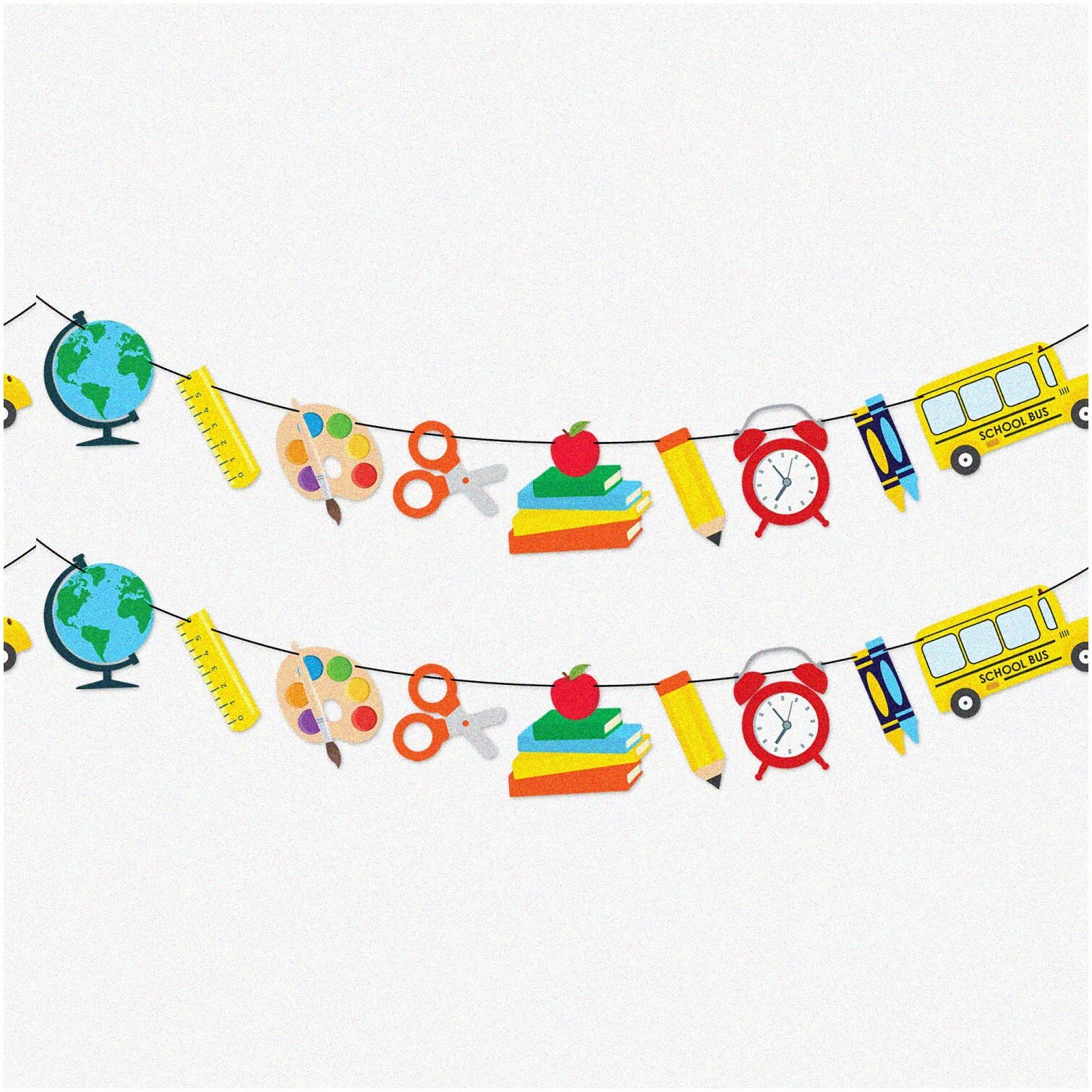 School Spirit Celebration Kit with 10ft Banner and Apple Paper
