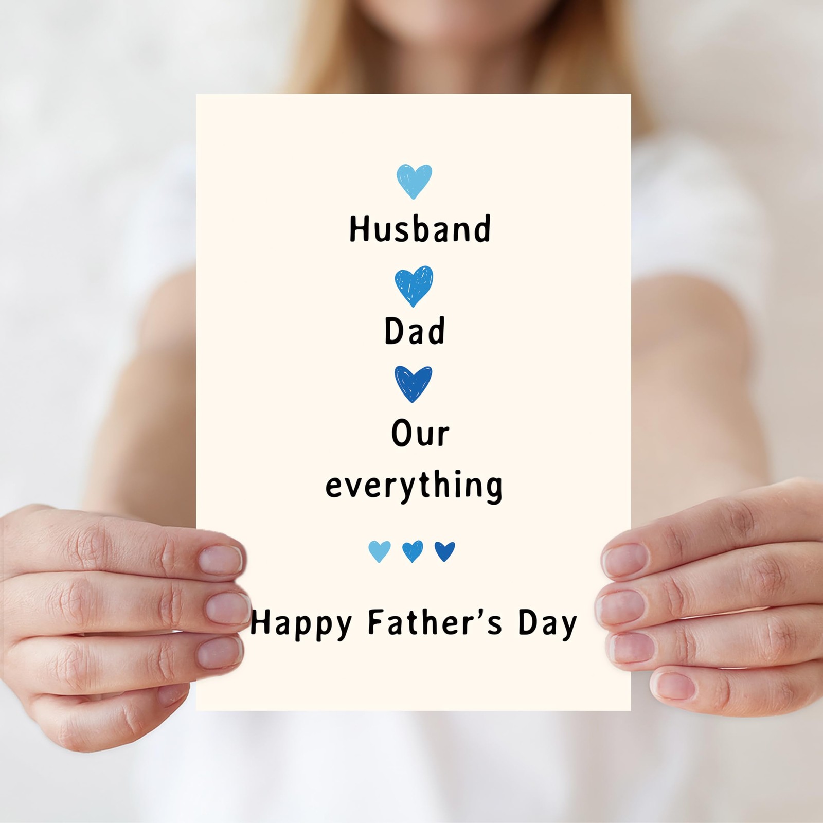IDU Fathers Day Card Gifts for Husband, 7 x 5 inches, ZN-485