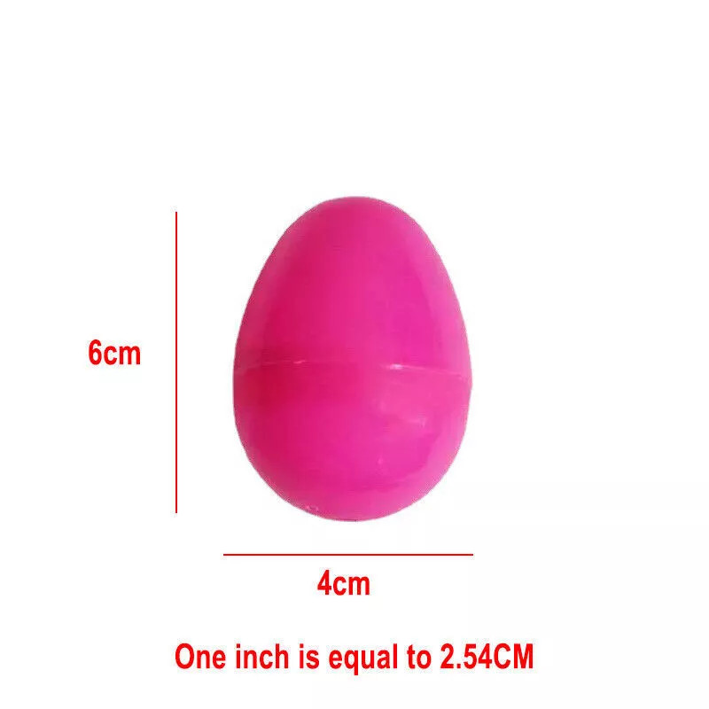 Plastic Filler Easter Eggs Fillable Egg Hunt Decoration Hollow Add Treats Gift