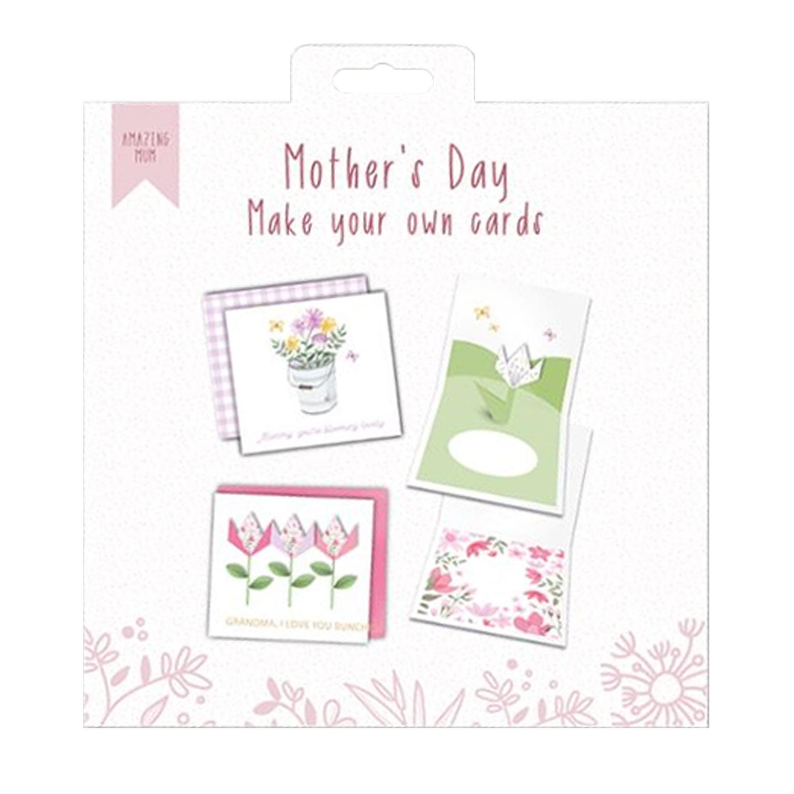 Mothers Day Make your Own Cards Kit Mummy and Grandma