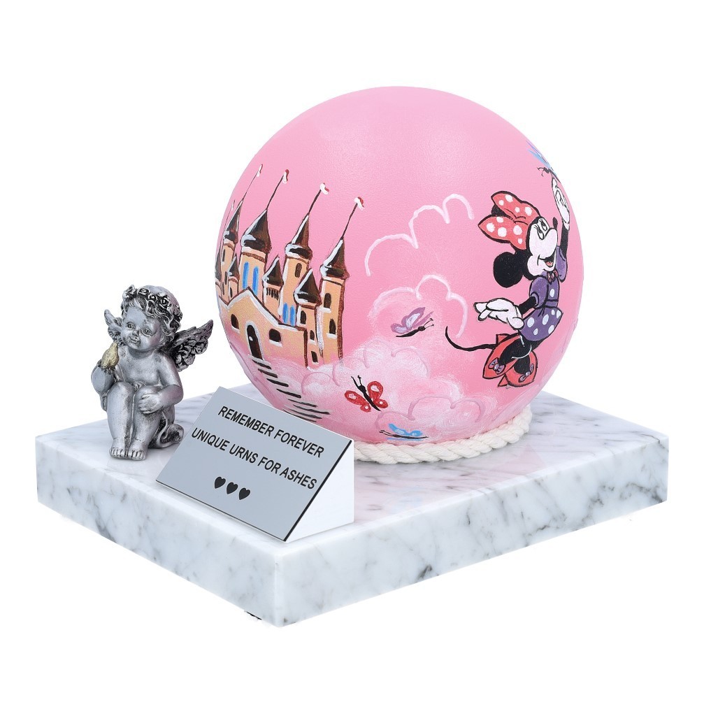 Pink urn for baby girl, unique child urn, infant urn for ashes, baby girl urn