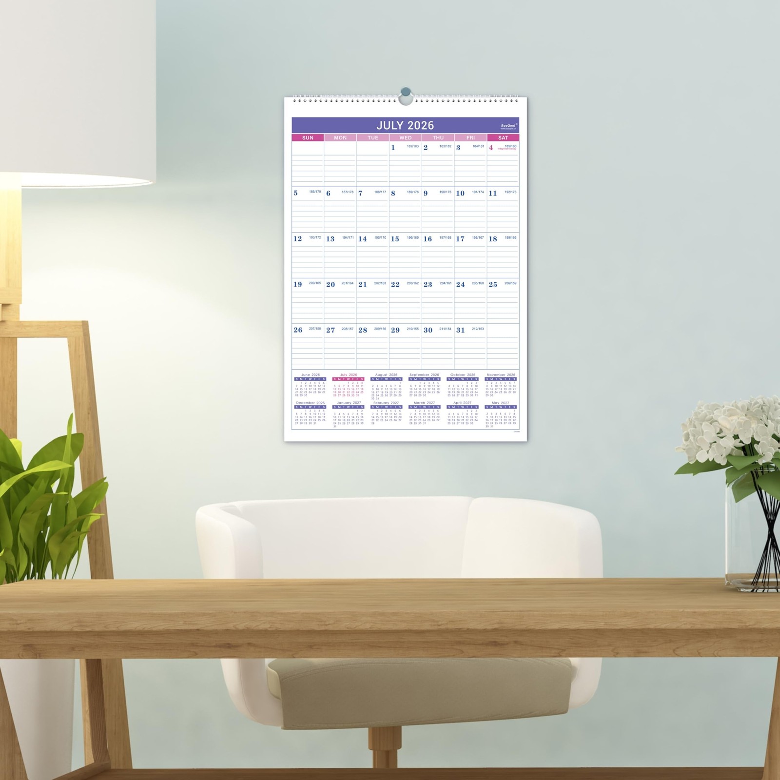 2026-2027 Wall Calendar – July 2026 – December 2027, 2026-2027 Calendar, 18 M…