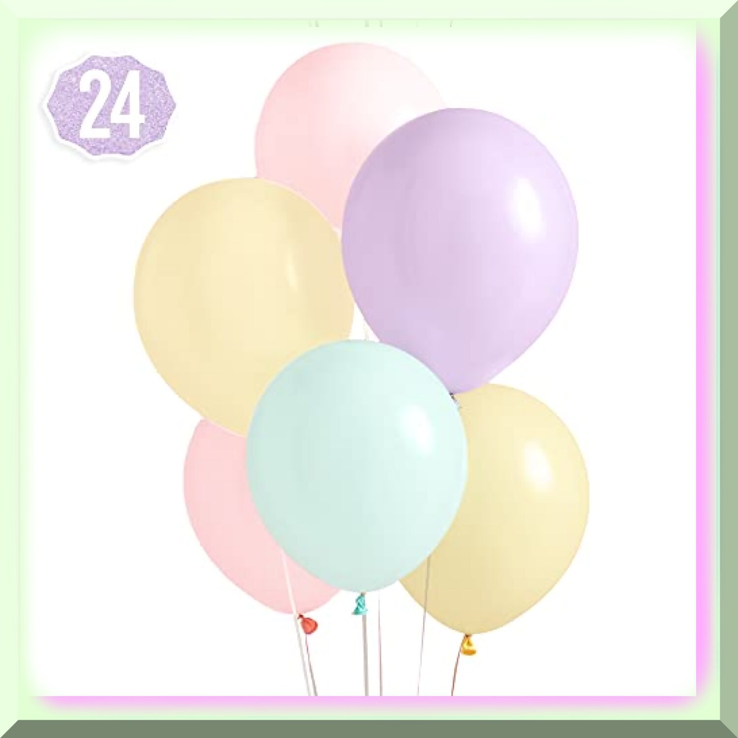 Pastel Matte Balloons Kit for Birthdays and Celebrations