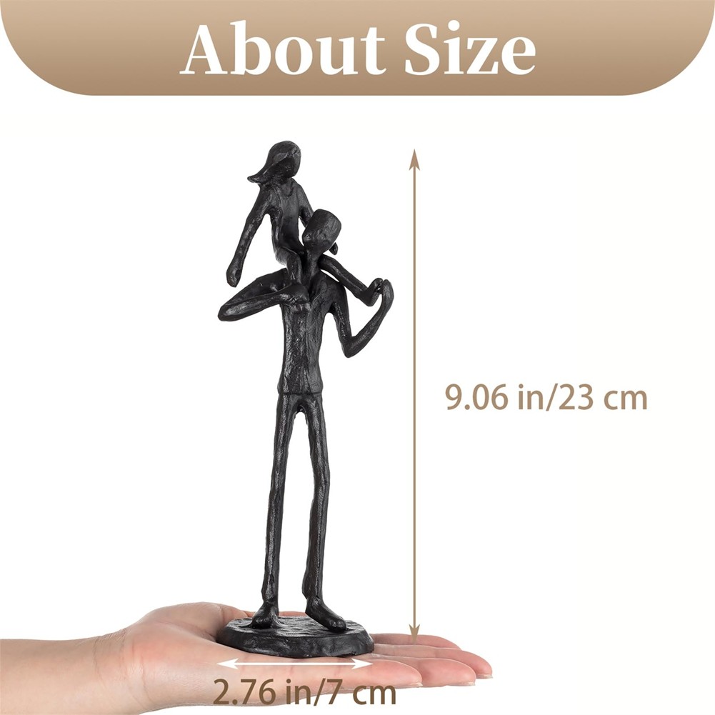Dad Gifts From Daughter – Dad Daughter Iron Figurine Father Daughter7334