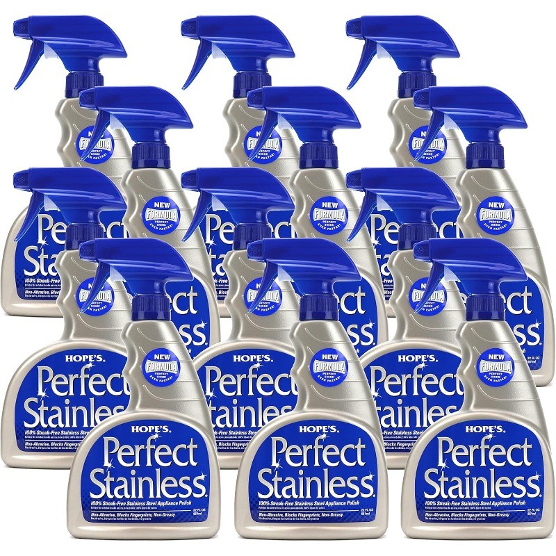 Perfect Stainless Steel Cleaner and Polish, 22-Ounce, Streak-Free Self-Polishing