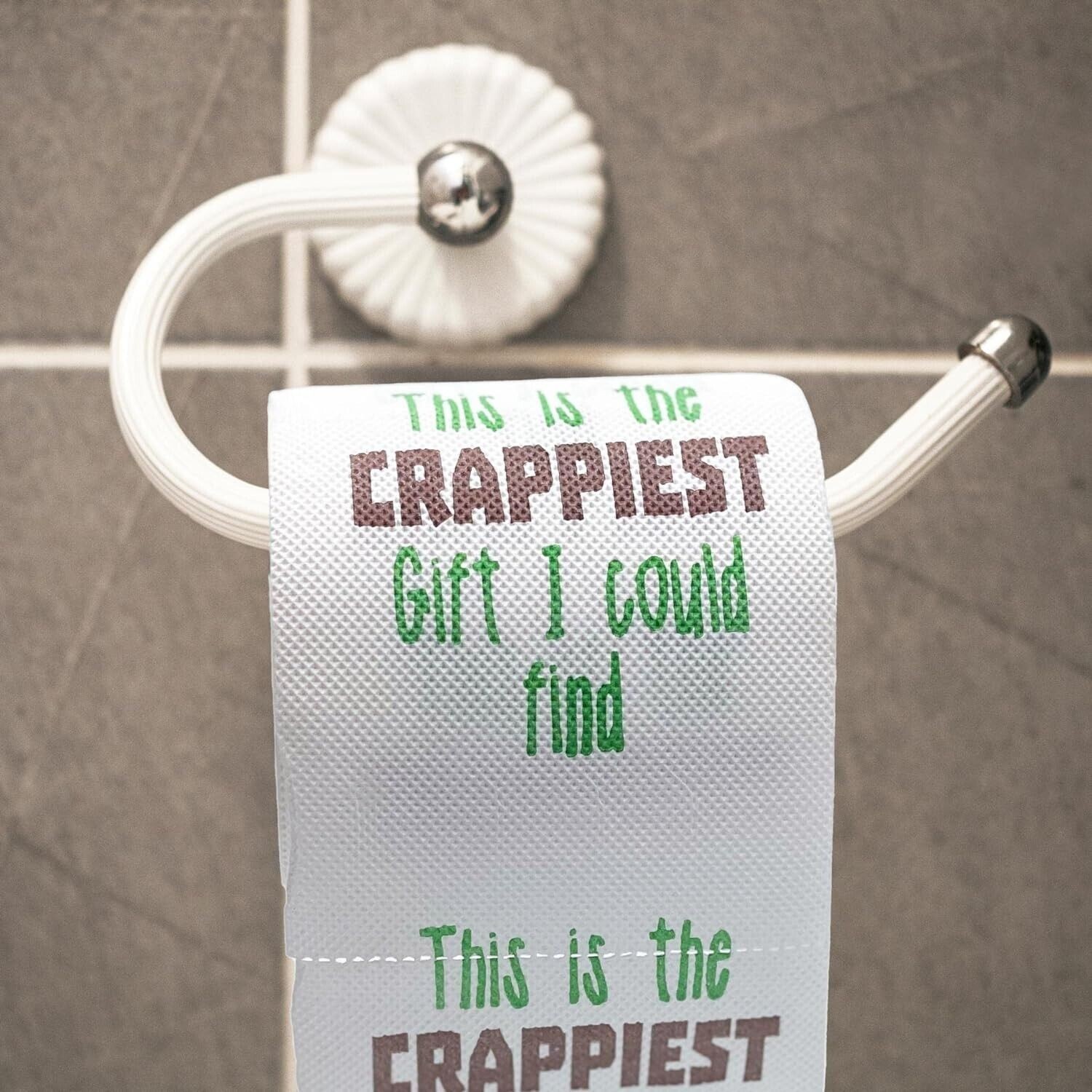 “Crappiest Gift I could Find” Toilet Paper Bathroom Gags, Pranks, Office Gift