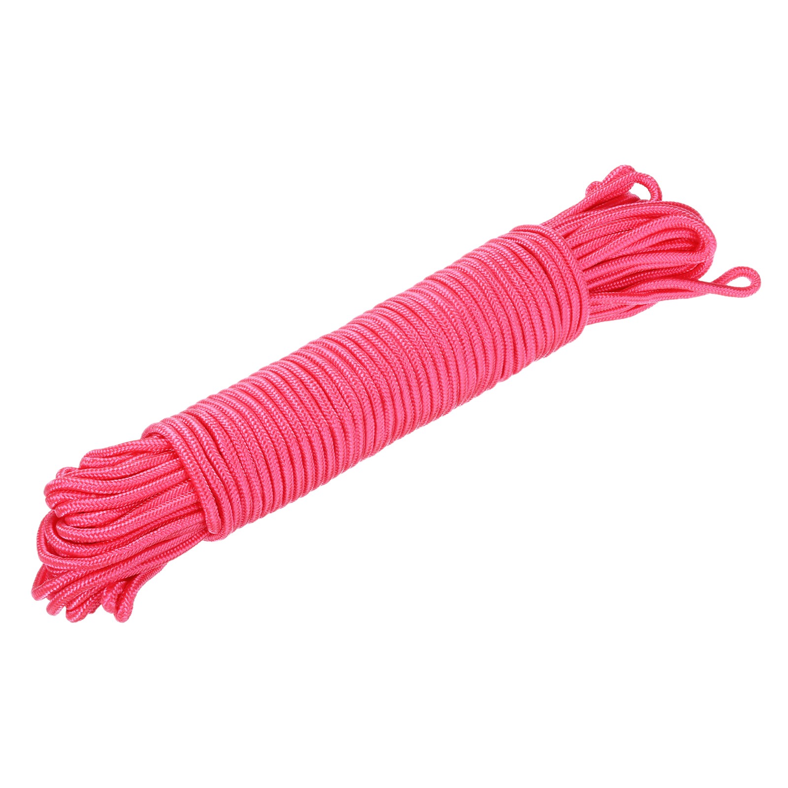 Braided Polypropylene Rope 42M/138ft 7mm Pink for