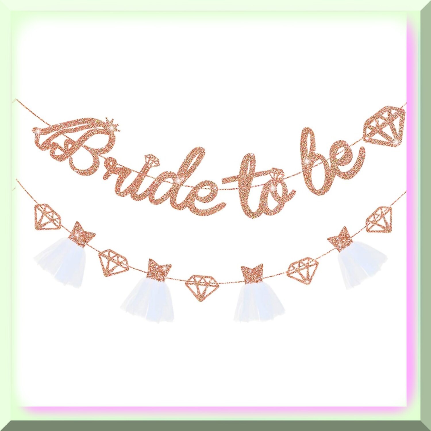 Bride-to-Be Celebration Kit with 3D Dress Garland